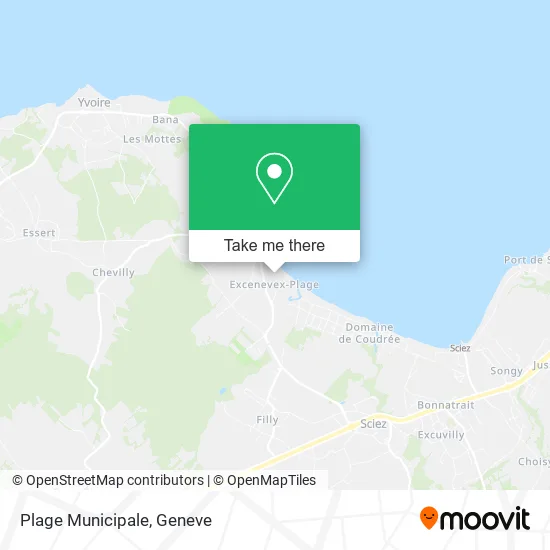 Plage Municipale map