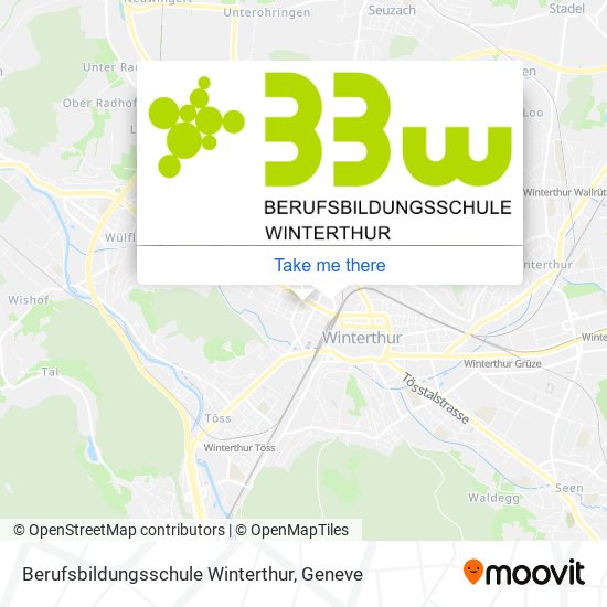 Berufsbildungsschule Winterthur plan