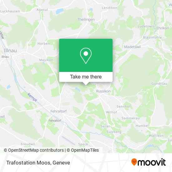 Trafostation Moos map