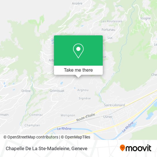 Chapelle De La Ste-Madeleine map