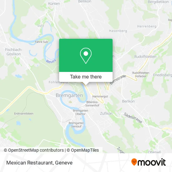 Mexican Restaurant map