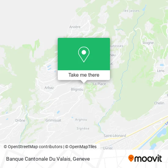 Banque Cantonale Du Valais map