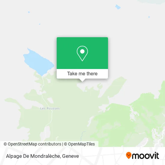 Alpage De Mondralèche map