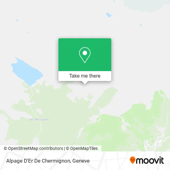 Alpage D'Er De Chermignon map