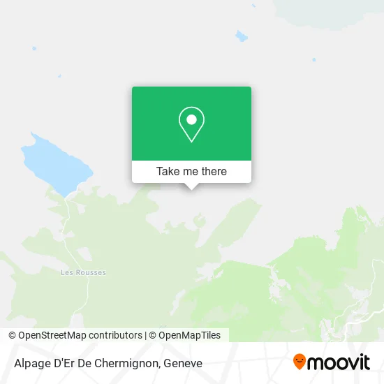 Alpage D'Er De Chermignon map