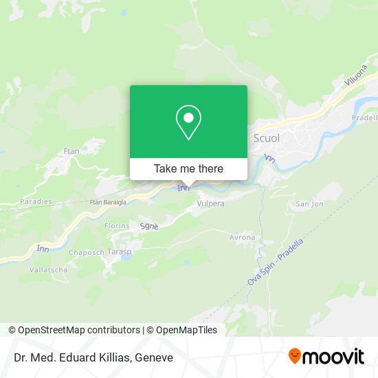 Dr. Med. Eduard Killias map