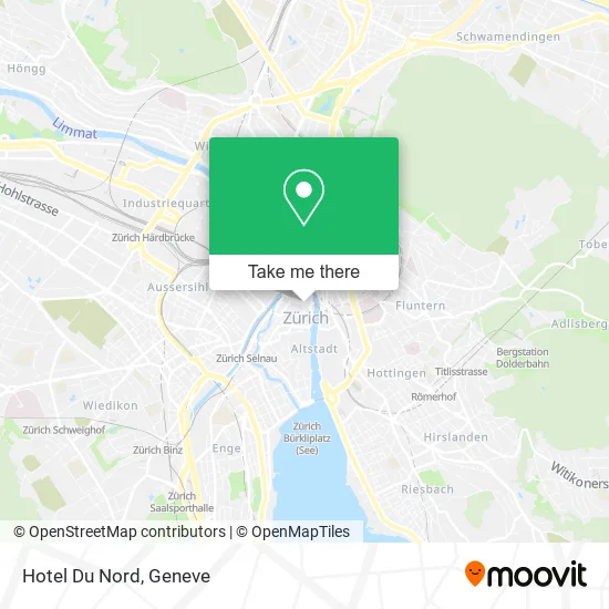 Hotel Du Nord map