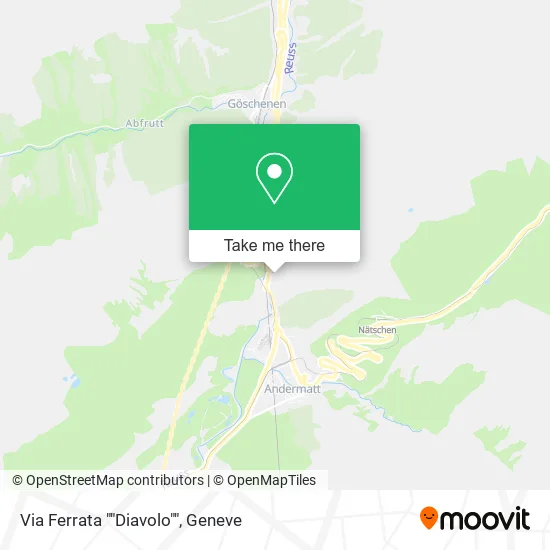 Via Ferrata ""Diavolo"" map