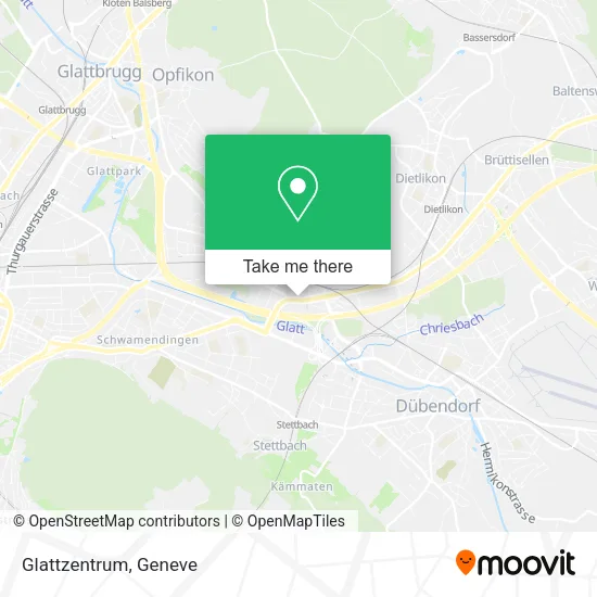 Glattzentrum map