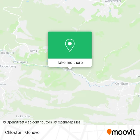 Chlösterli map