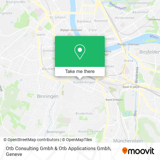 Otb Consulting Gmbh & Otb Applications Gmbh map