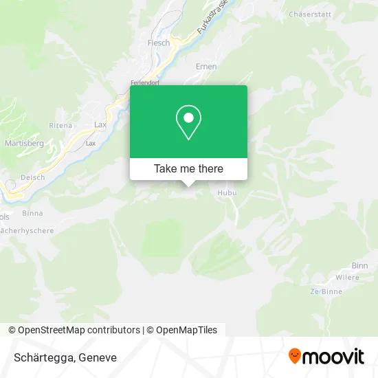 Schärtegga map