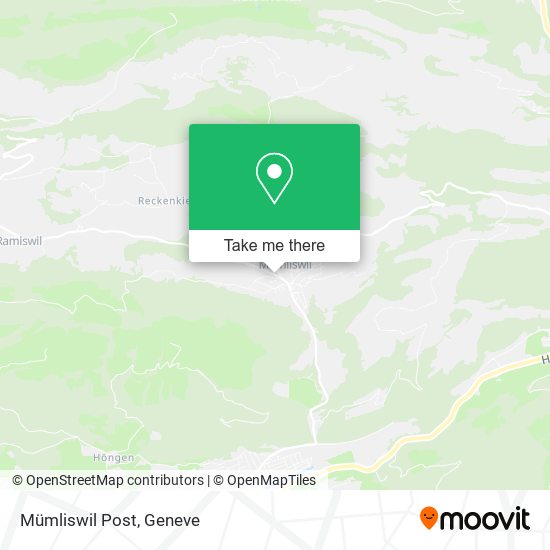 Mümliswil Post map