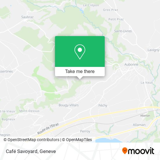 Café Savoyard map