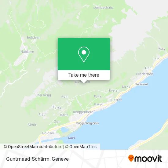 Guntmaad-Schärm map