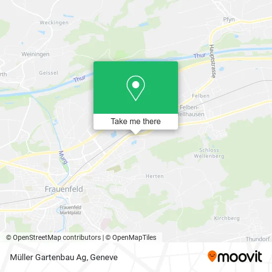 Müller Gartenbau Ag map