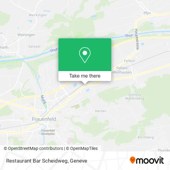 Restaurant Bar Scheidweg map