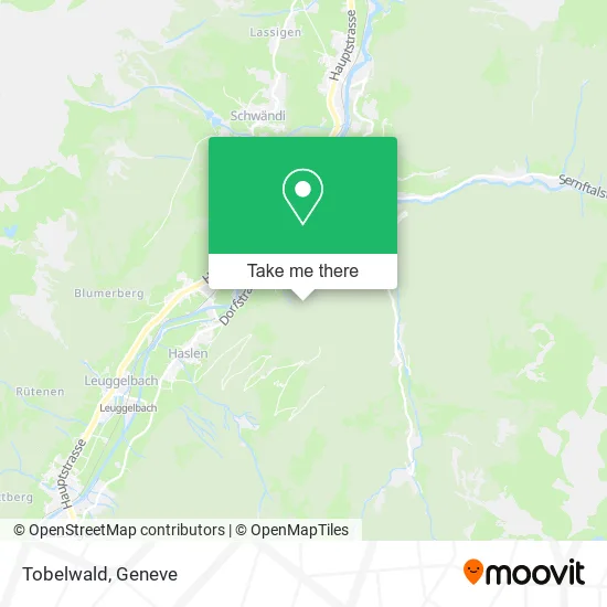 Tobelwald map
