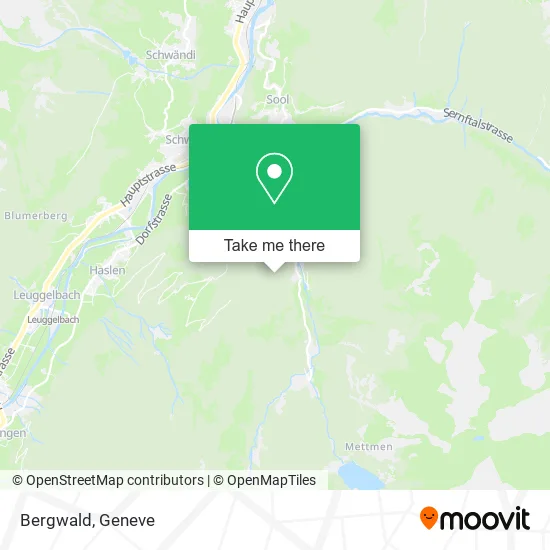 Bergwald map
