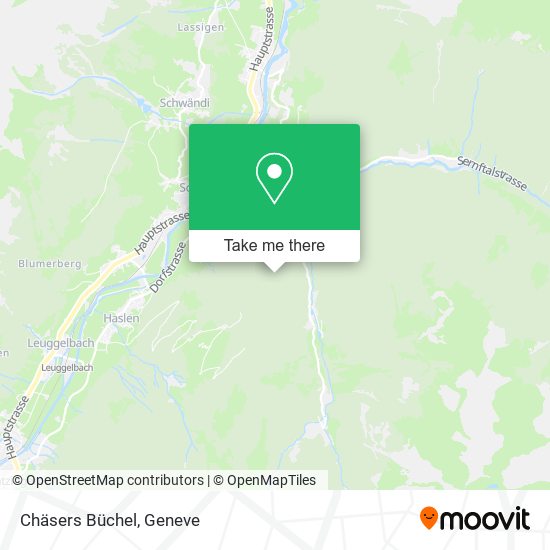Chäsers Büchel map