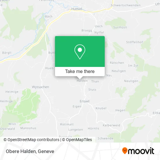 Obere Halden map