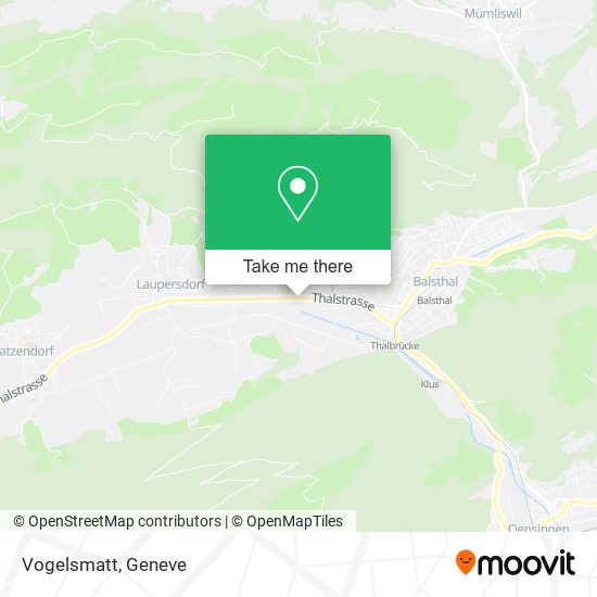 Vogelsmatt map
