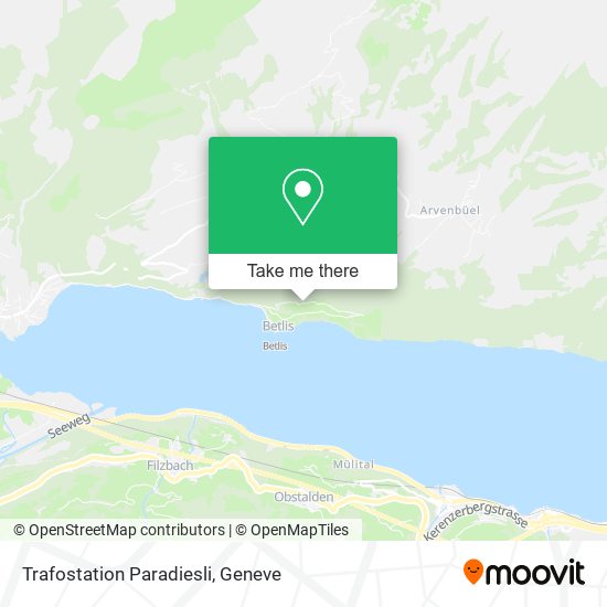 Trafostation Paradiesli map