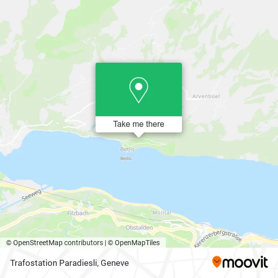 Trafostation Paradiesli map