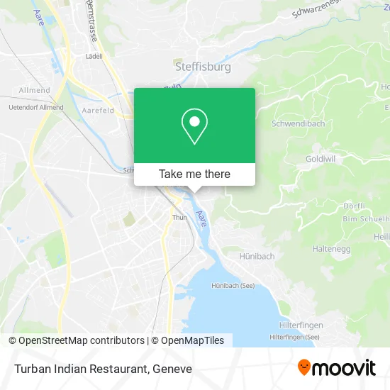 Turban Indian Restaurant map