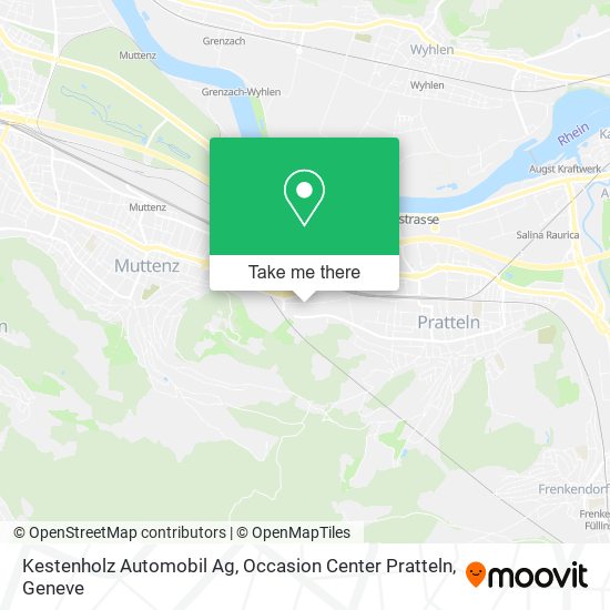 Kestenholz Automobil Ag, Occasion Center Pratteln map