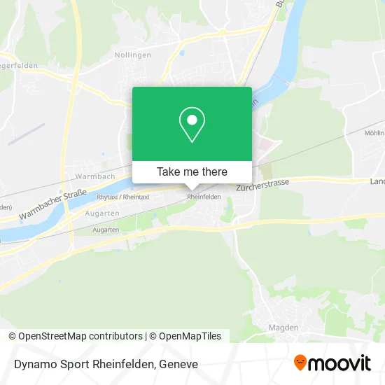 Dynamo Sport Rheinfelden map