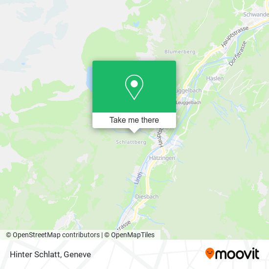 Hinter Schlatt map