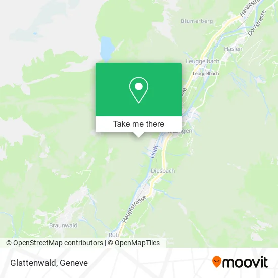 Glattenwald map