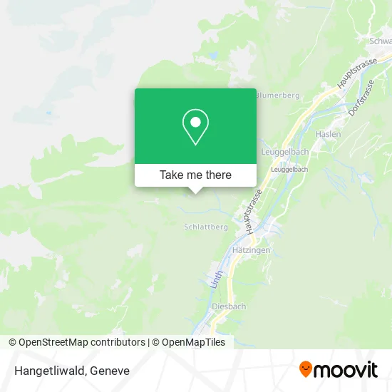 Hangetliwald map