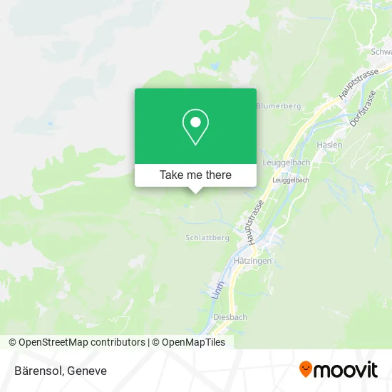 Bärensol map
