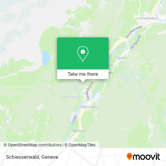 Schiesserwald map