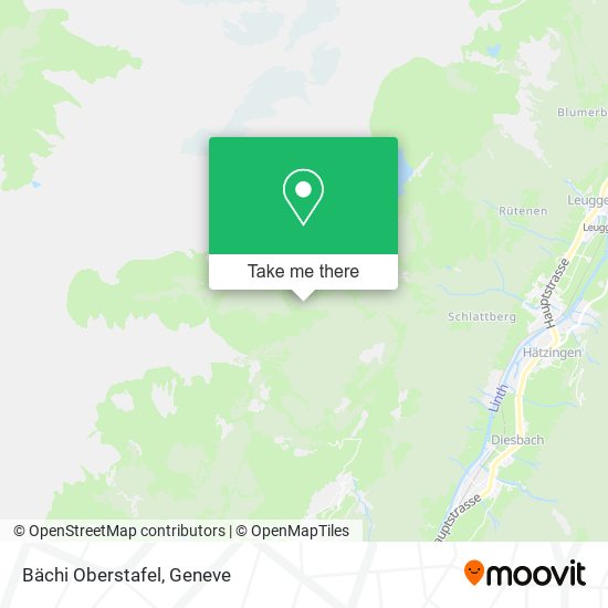 Bächi Oberstafel map