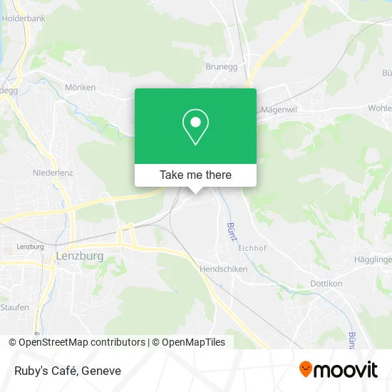 Ruby's Café map