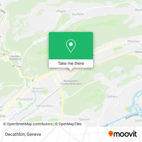 Decathlon map