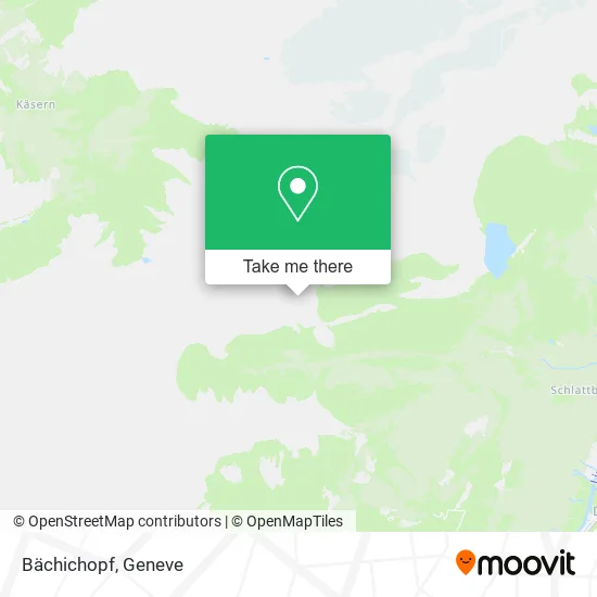 Bächichopf map