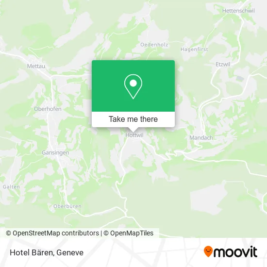 Hotel Bären map
