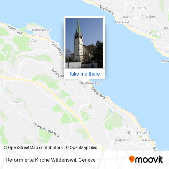 Reformierte Kirche Wädenswil map