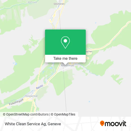 White Clean Service Ag map
