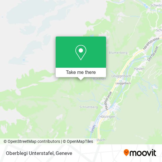 Oberblegi Unterstafel map