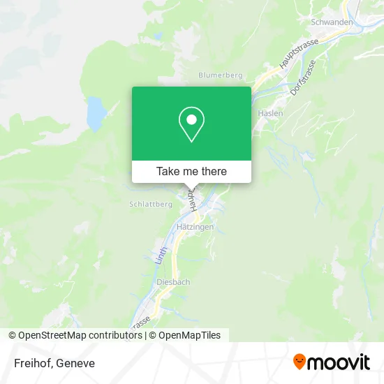 Freihof map