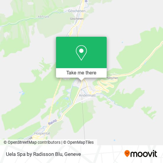Uela Spa by Radisson Blu map
