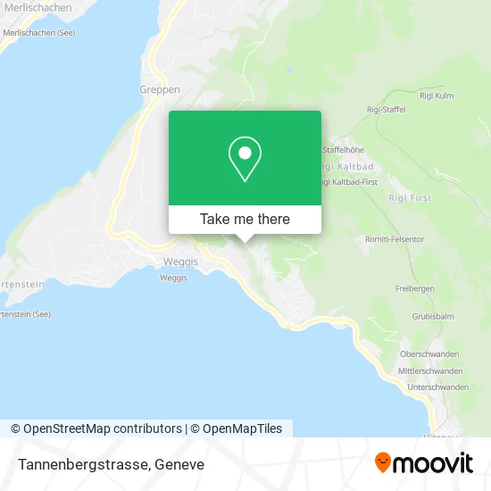 Tannenbergstrasse map