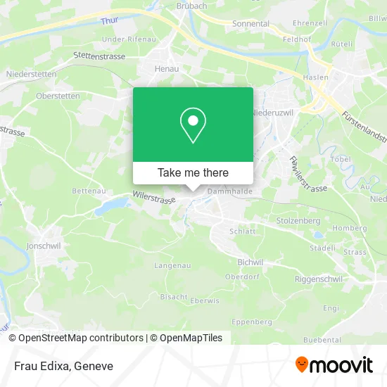 Frau Edixa map