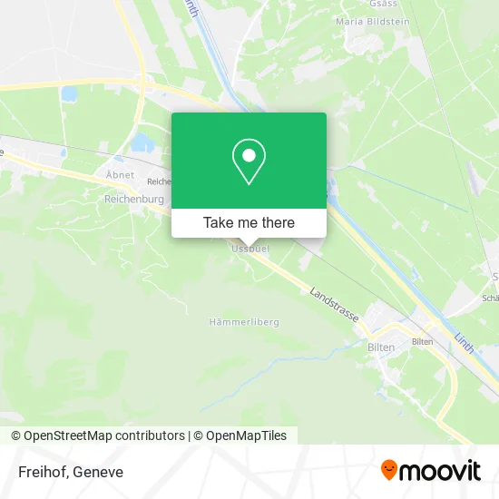 Freihof map