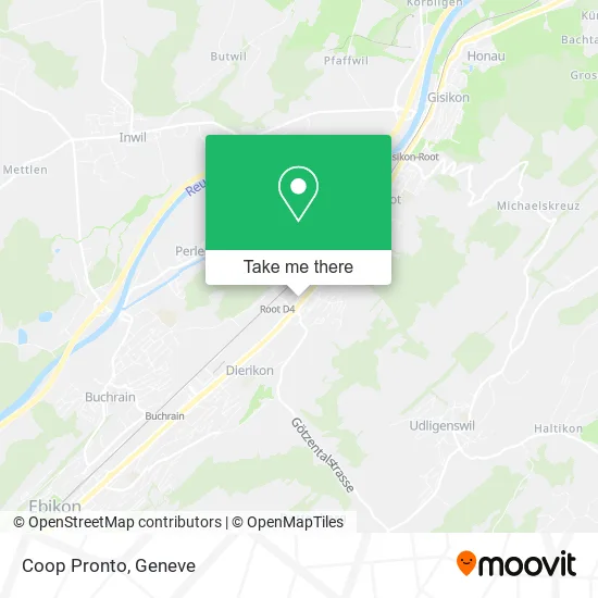 Coop Pronto map